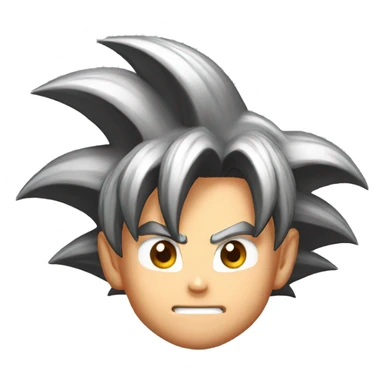 goku emoji head sticker