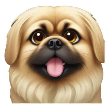 pekingese dog sticker