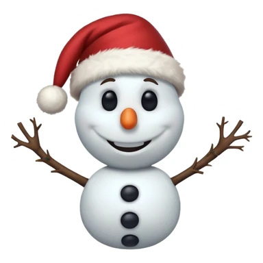 olaf with christmas hat sticker