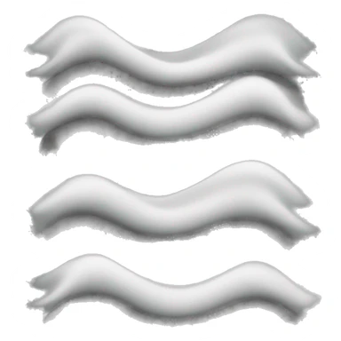 3 isolated waves of airflow sticker
