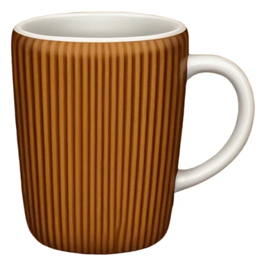 Patterned Corduroy texture ridges mug sticker