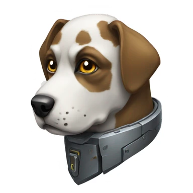 Mecha Dog liberal sticker