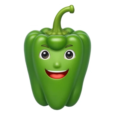 green pepper sticker