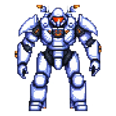 Helldiver soldier with giant mech suit sticker