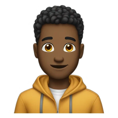 Attitude boy sticker