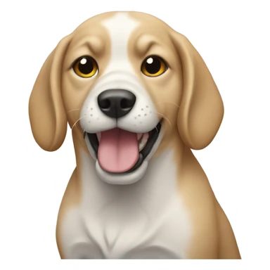 Dog in a hellcat sticker