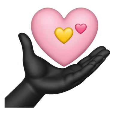 💬 3. Support Heart — “Підтримка”

Символ: сердечко у руці або два маленьких серця поруч
Значення: тепло, підтримка, любов до ком’юніті
Стиль: чорний контур, жовтий або рожевий акцент sticker