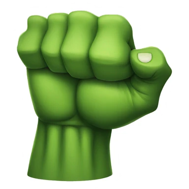 hulk fist sticker