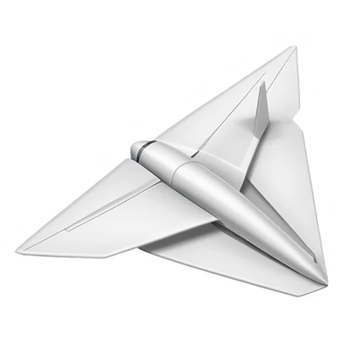 paper airplane sticker