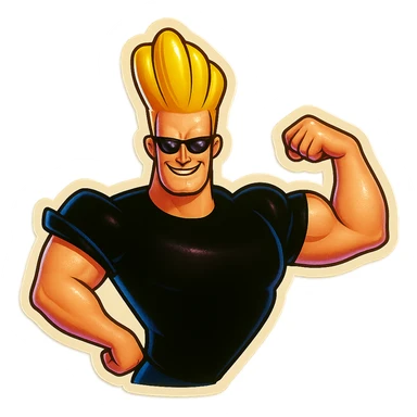 Keep the picture quality and style exactly the same. Make the eyes and mouth a bit scarier with subtle, slightly creepy changes—such as a more intense stare and a hint of a mischievous grin. No other changes. sticker