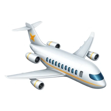 An airplane  sticker