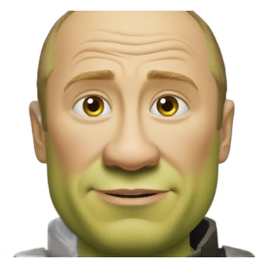putin like shrek sticker