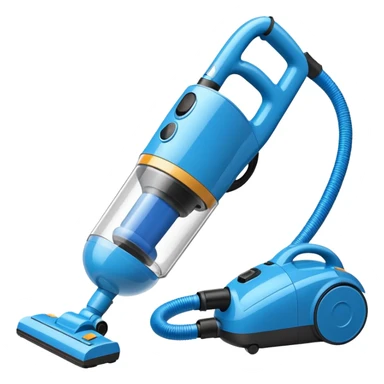 blue cordless vacuum sticker