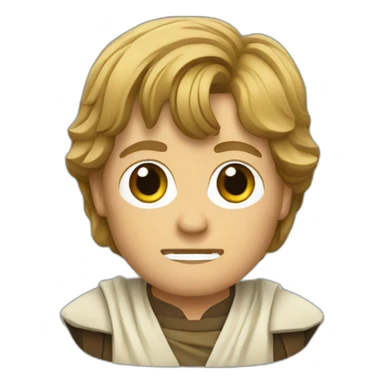luke skywalker sticker