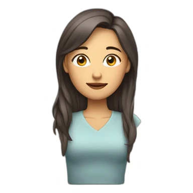 Mujer-mira-smartwach sticker