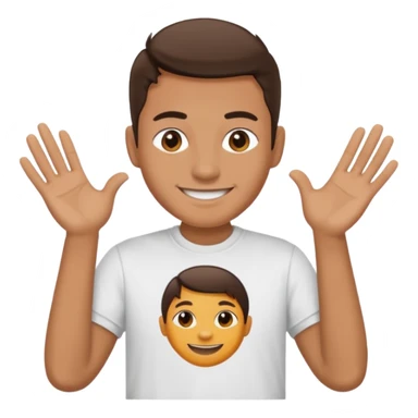 Someone doing the 6 7  sticker