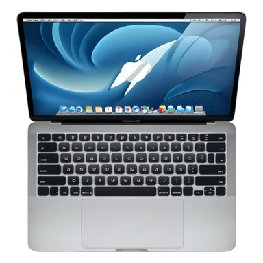 MacBook Pro minimal background sticker