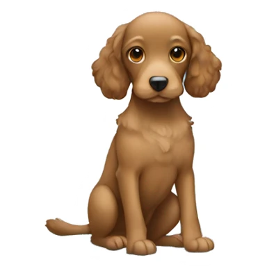Fawn French water dog  sticker