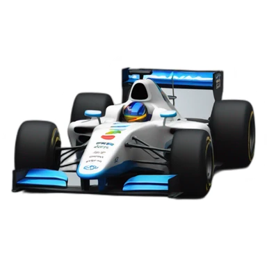 A 2024 F1 car  sticker