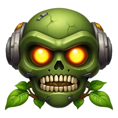 3D, cinematic ultra detailed 32k HD Doom srhoom in pvz 1, brought to life with stunning visual details, each lash, eye, and hair is shown in stunning detail, rich textures, visually rich, so lifelike that it feels like it could leap off the page at any moment sticker