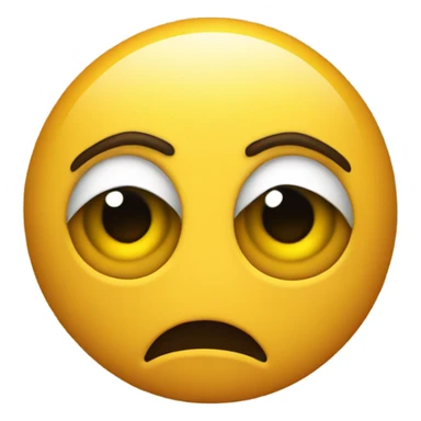 scared shaking yellow round emoji sticker