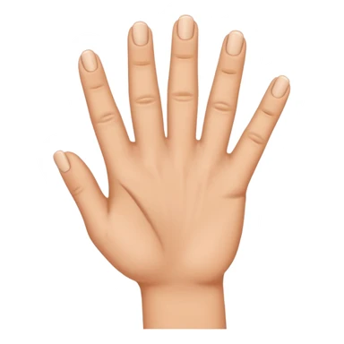 I want like a sign with my hand a hand with the third finger and the forth I want theme on and the others off sticker