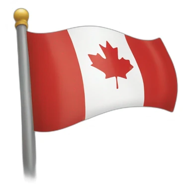 Canada flag sticker