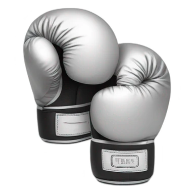 boxing gloves line style sticker