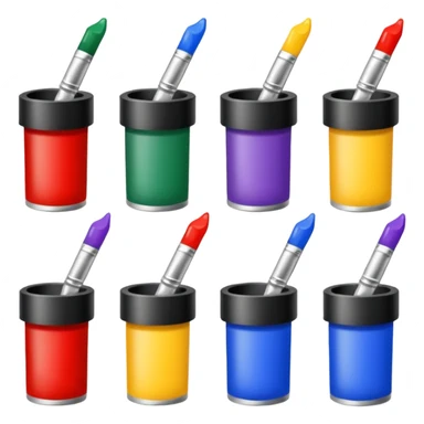artist paint tubes sticker