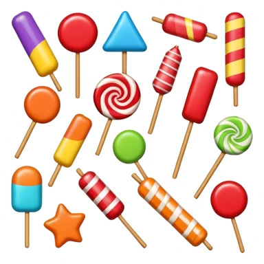 New year Candy sticker