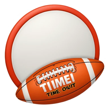 sports time out sticker