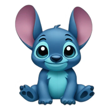 stich with heart sticker