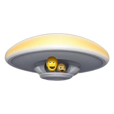 lebowski in a flying saucer with an alien sticker