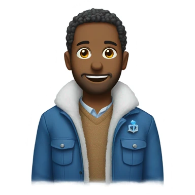 Winter Hanukkah sticker