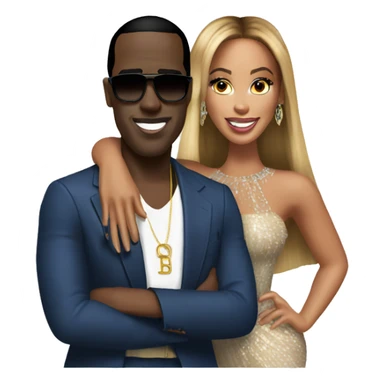 Diddy with Beyoncé  sticker