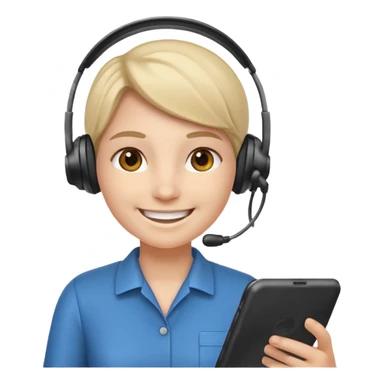 Tomando pedidos sticker