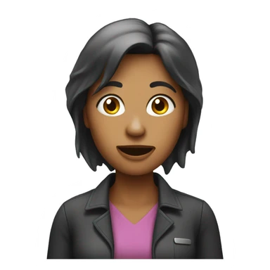 Woman with phone, bogger sticker