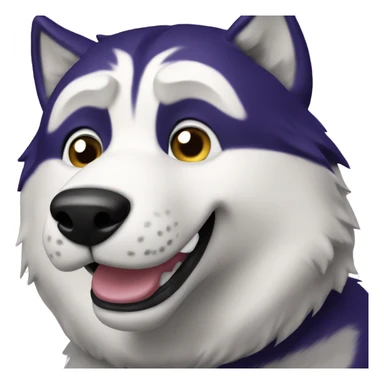 Uw husky  sticker