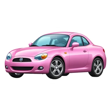 Pink car sticker