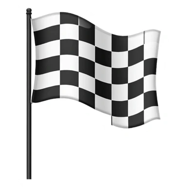 checkered flag sticker