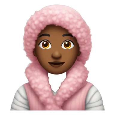 Cute Christmas pink cozy  sticker