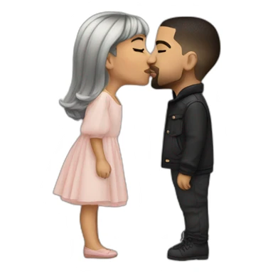 drake make a kiss sticker