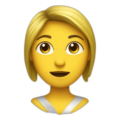 Femme qui tient une banane sticker