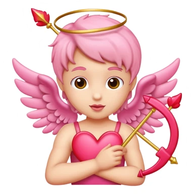 Pink Cupid sticker