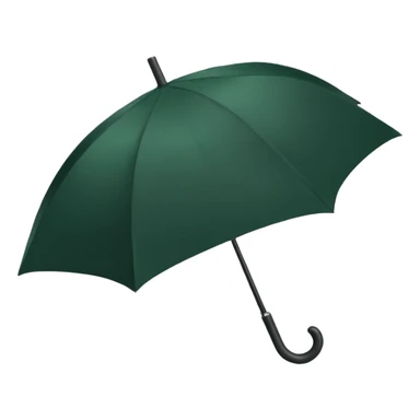 dark green umbrella sticker
