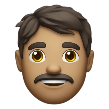 Character for a mini game maker platform (oo) called boo sticker