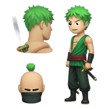 Zoro avec son sabre  sticker