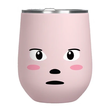 stanley tumbler pastel pink sticker