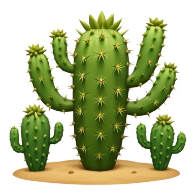 Dancing cactus sticker