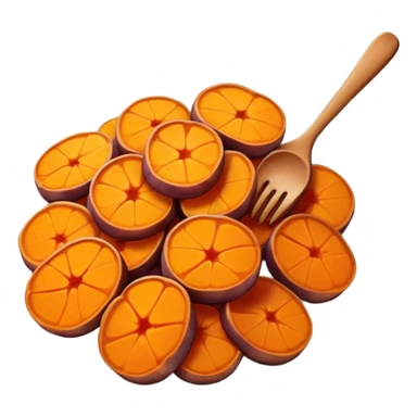 Plate of candied yams  sticker